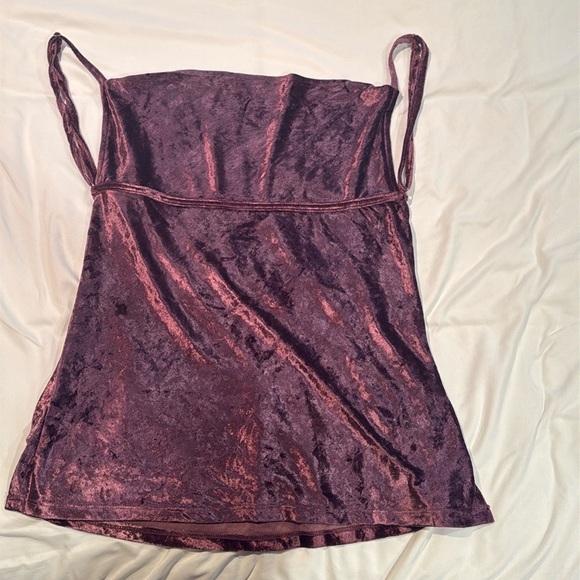 Free People Intimately All Night Velvet Tunic in Fig Jam - Picture 3 of 6